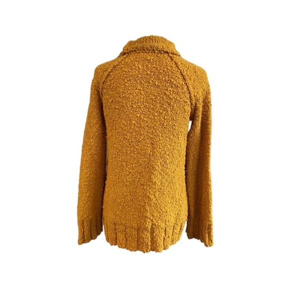 MOTH by Anthropologie Knit Sweater w/ Mock Neck in Golden Rod Size Medium - Picture 4 of 8